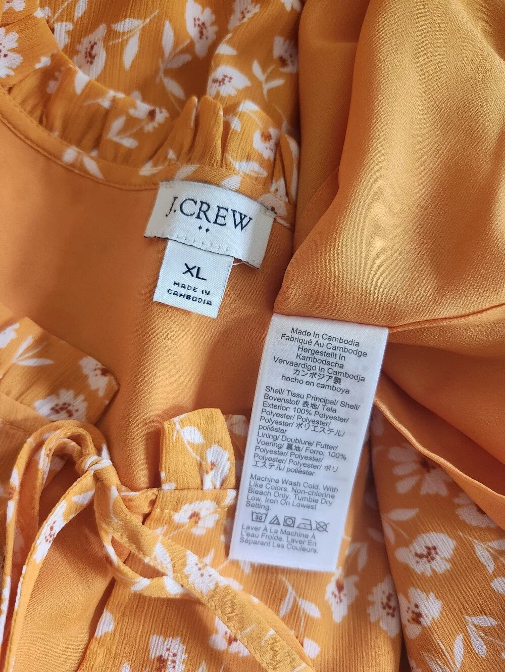 J. Crew crew orange